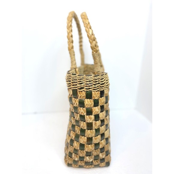 Handcrafted Jute Tote Bag Woven, Medium Size, Women Boho Style - Picture 7 of 13